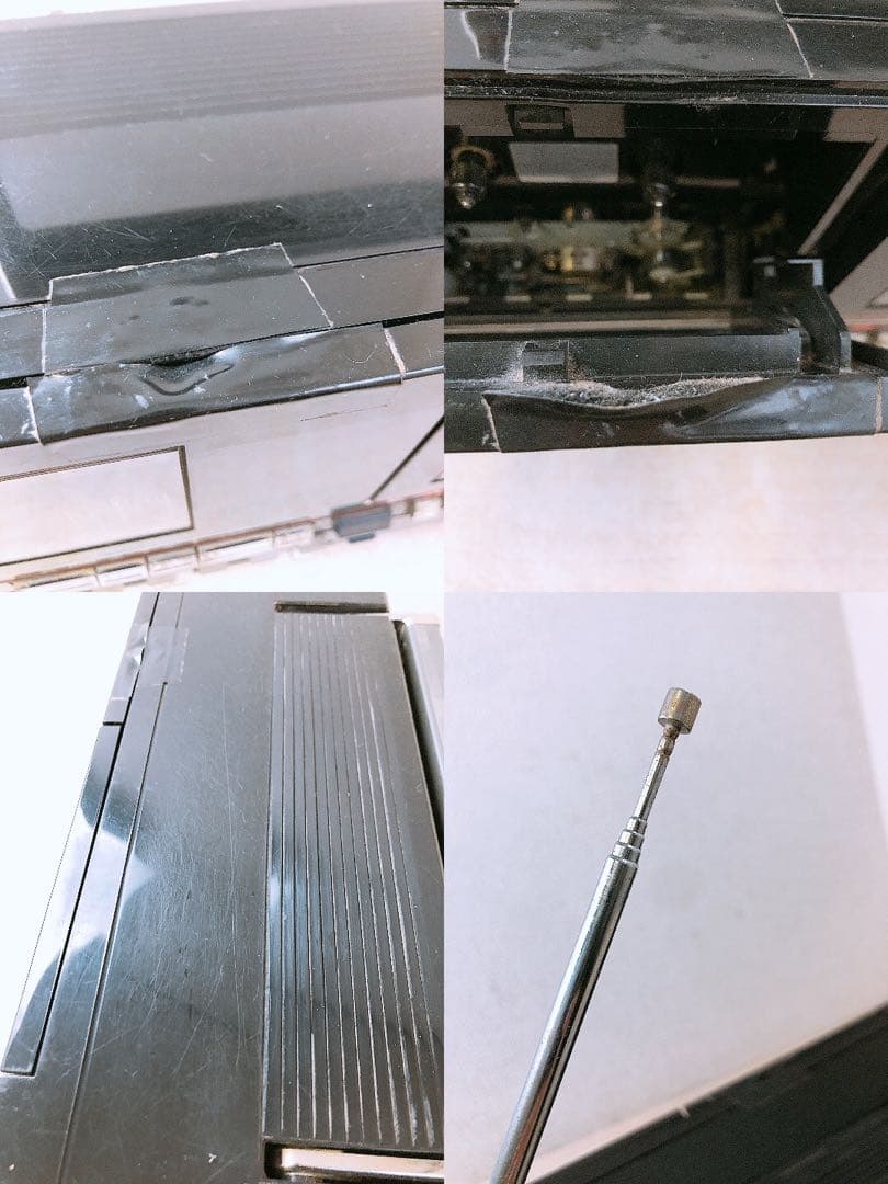 あ*し様 通電OK シャープ ラジカセ レトロ 当時物 QT88MKII SHA