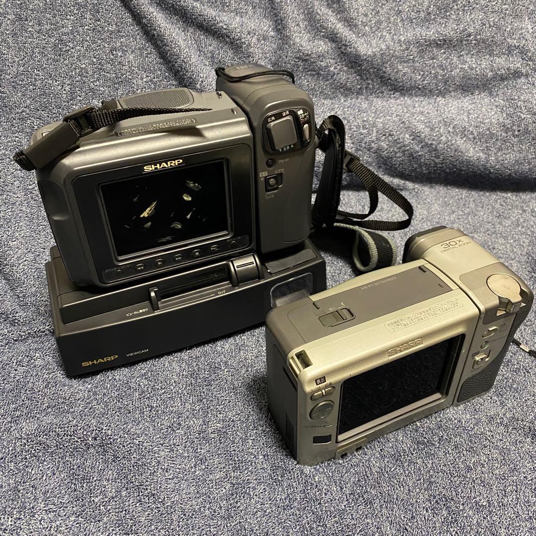 シャープ 8ミリ ビデオカメラ VL-HL80 ＋VR-KT87 2台セット