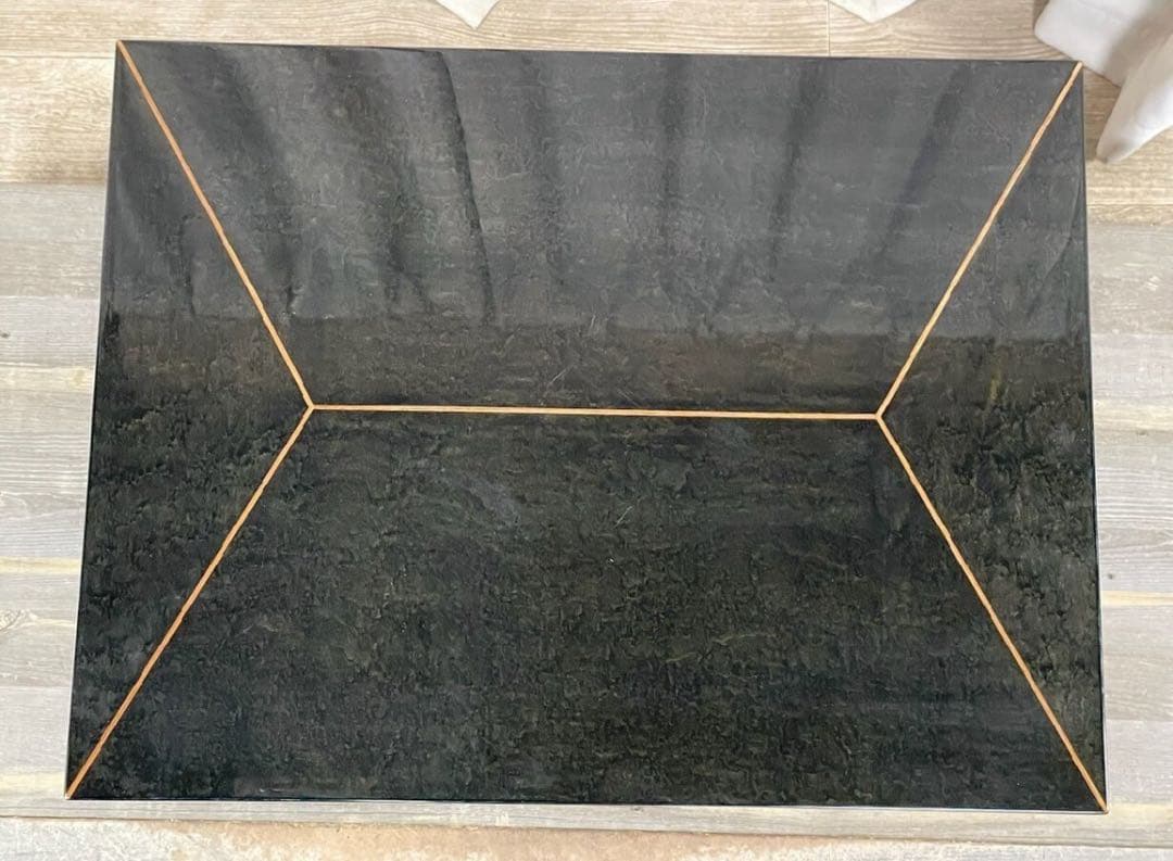 定価16万 IDC大塚家具 スプレンダー バーズアイメープルブラック　テーブル