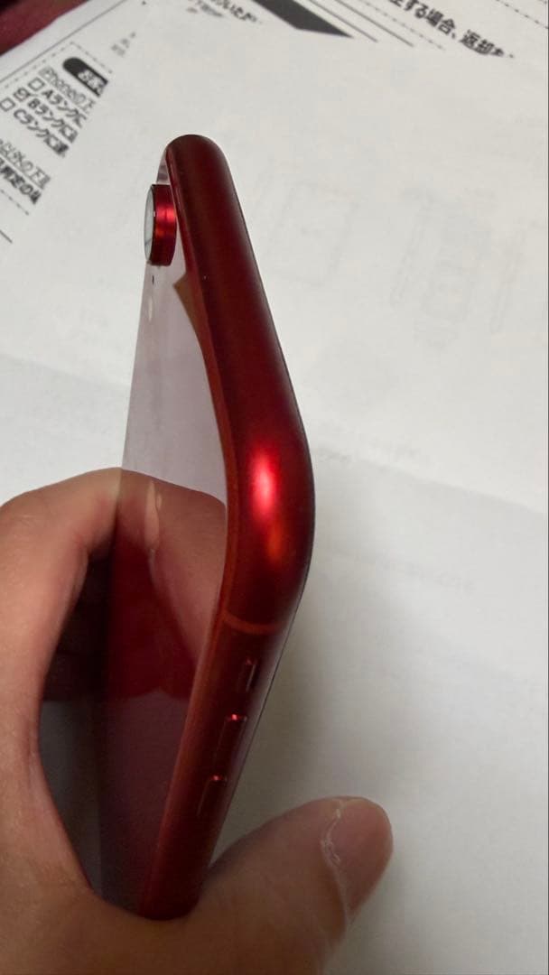 iPhoneXR本体 128GB RED バッテリー最大容量81% キャリアau