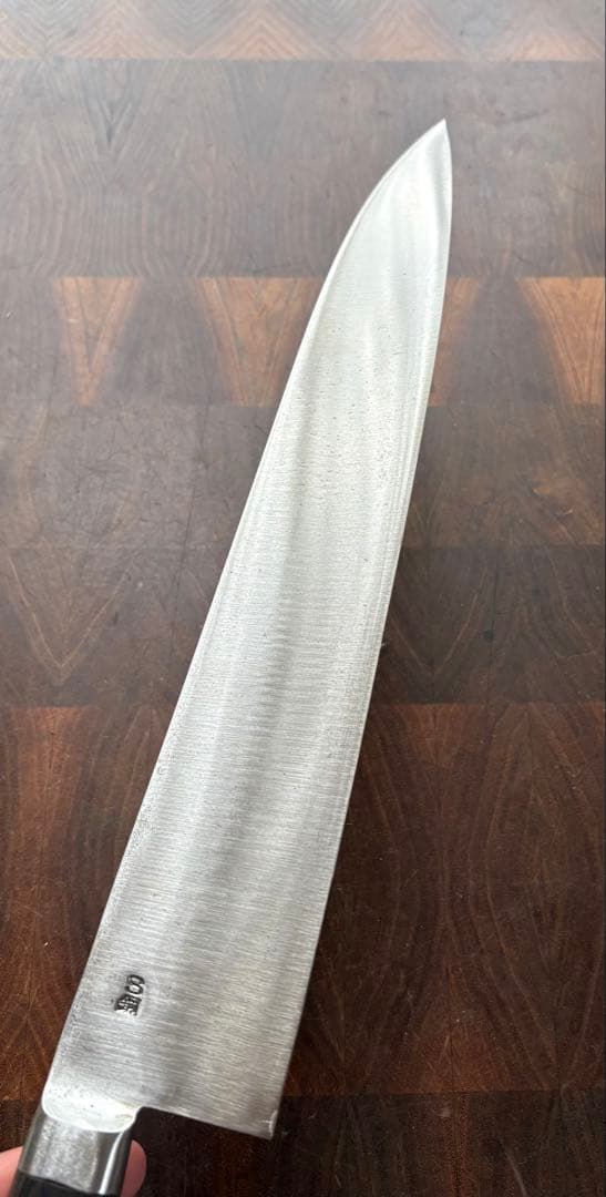 堺一文字光秀　白鋼　牛刀　270mm 9寸　包丁　洋包丁　本職
