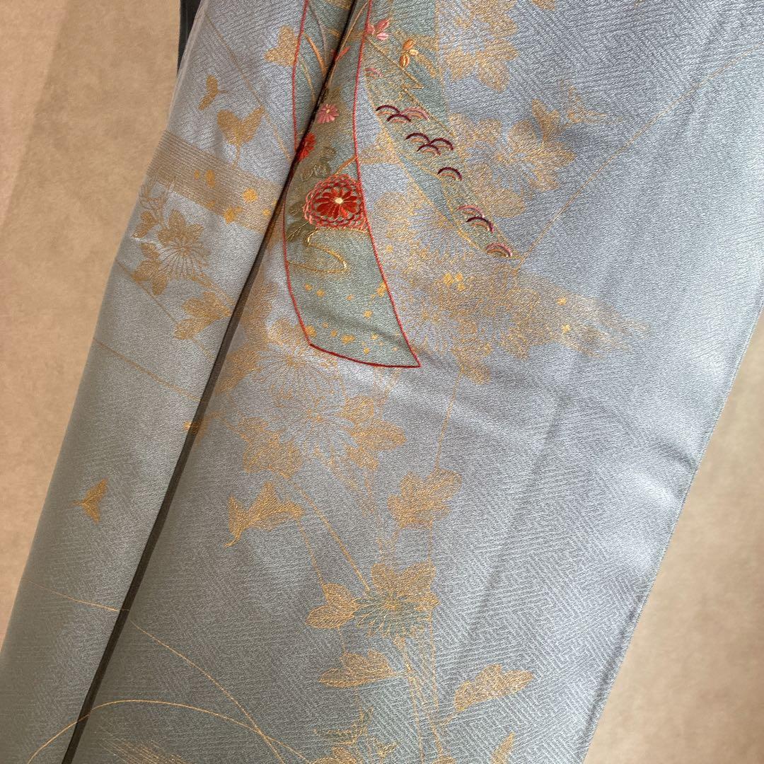 m*t様 訪問着　フルセット　着物　トールサイズ　正絹　刺繍　お祝い　七五三　J