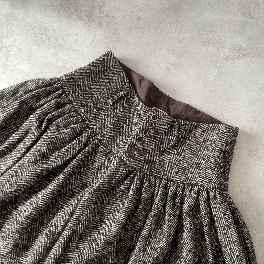 KAPITAL アミッシュパンツ ヘリンボーン ツイル ウール キャピタル 0