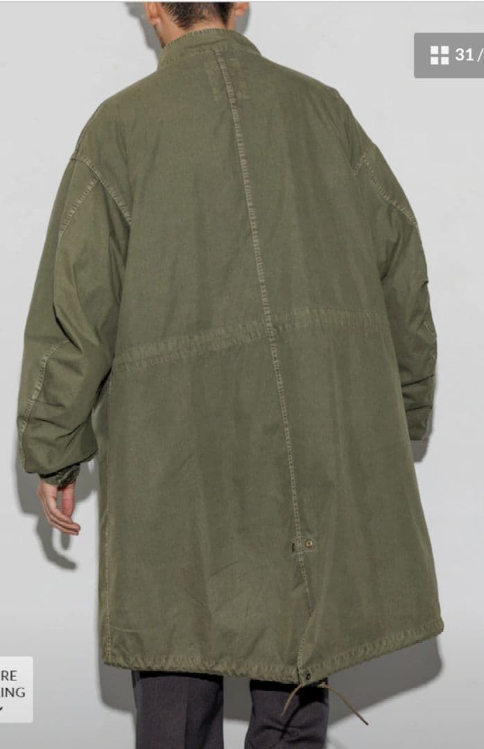 【新品•1/11迄出品】FREAK'S STOREフェード加工M65ライナー付