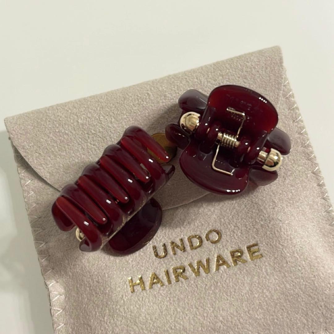 【新品】UNDO HAIRWARE ヘアクリップ　2点セット　NO.1