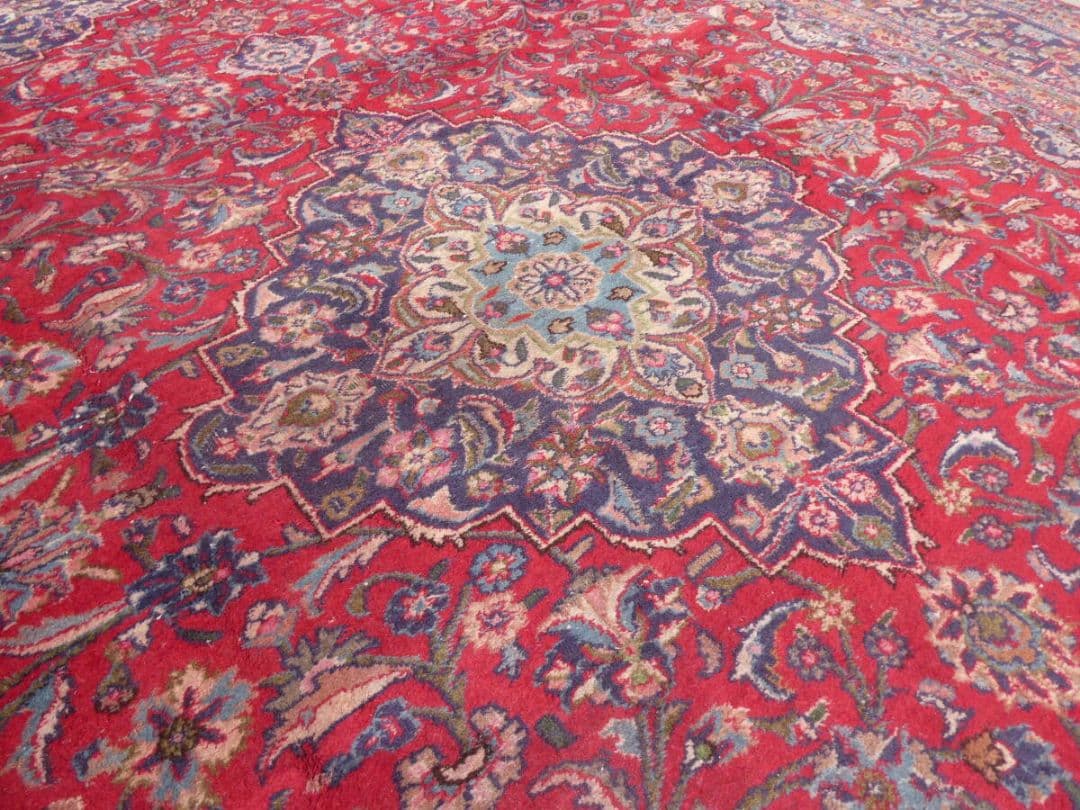 大判　ペルシャ絨毯　387×299cm　イラン産　手織り