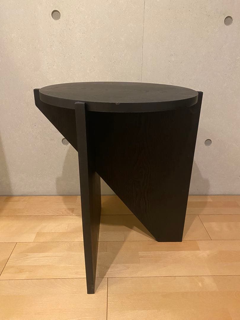 art of black geometric サイドテーブル ブラック
