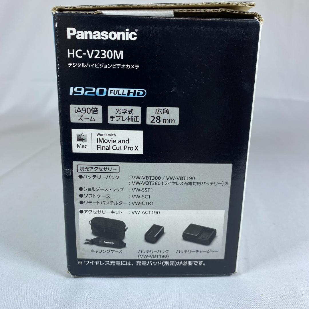 美品 Panasonic HC-V230M デジタルハイビジョンビデオカメラ
