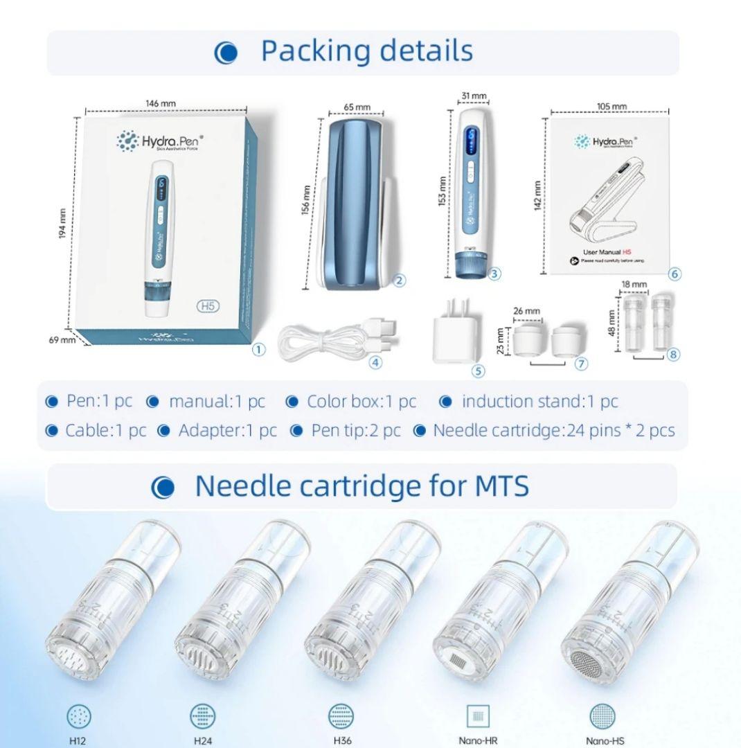 Hydra Pen H5 美顔器 EMS LED+カートリッジセット