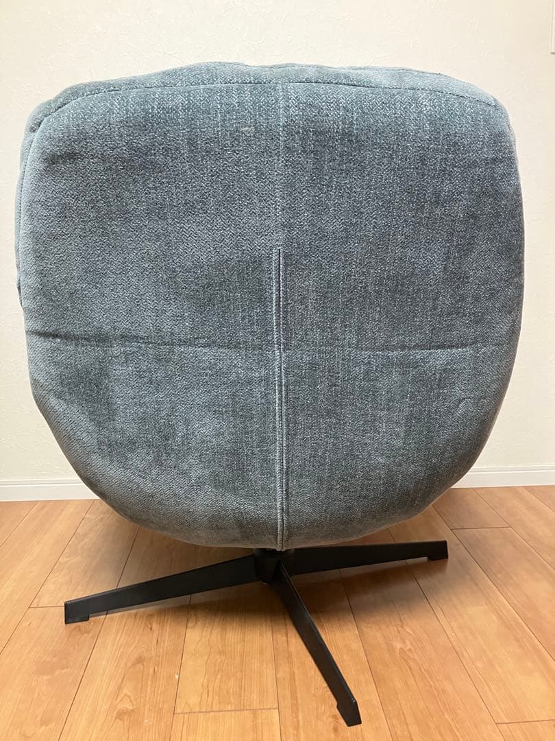 モダン スワベルチェア グレー