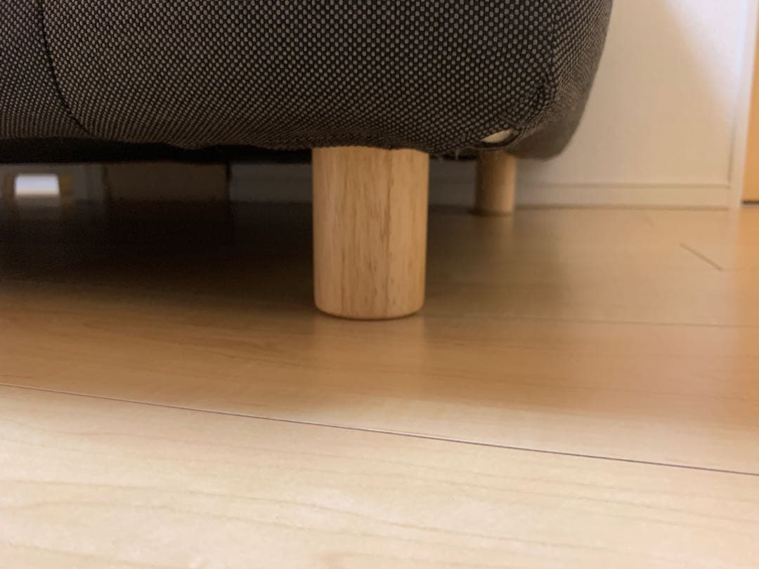 無印良品 2シーター ソファ ウレタン チャコール