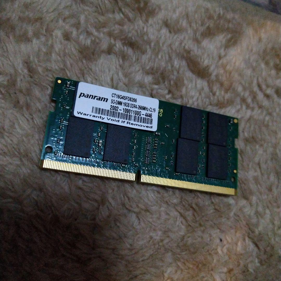Crucial Panram 16GB DDR4 SO-DIMM メモリー