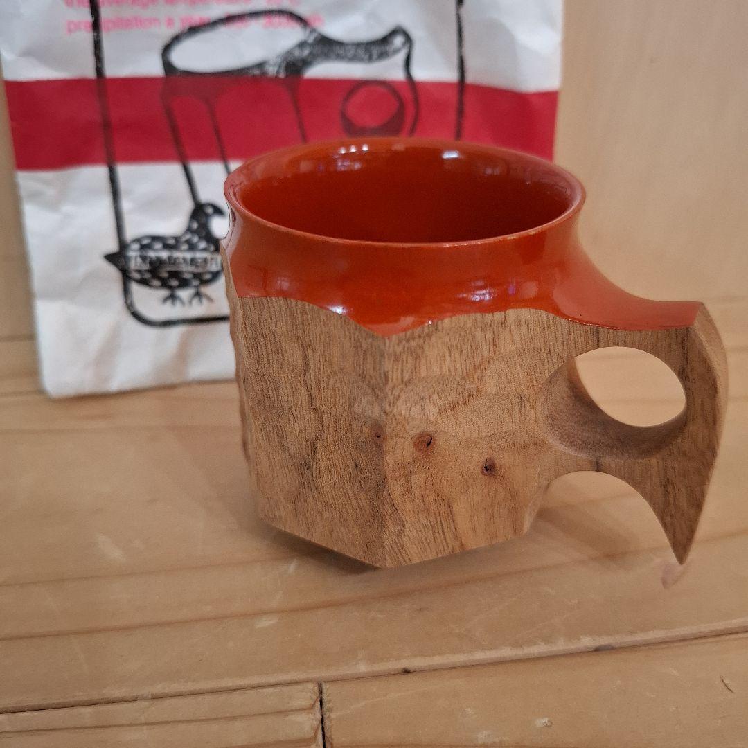 ジンカップ　赤漆 Urushi KIKISA Jincup M 袋付き②
