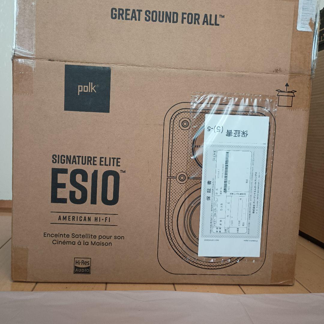 【美品】POLK AUDIO SIGNATURE ELITE ES10 BLK