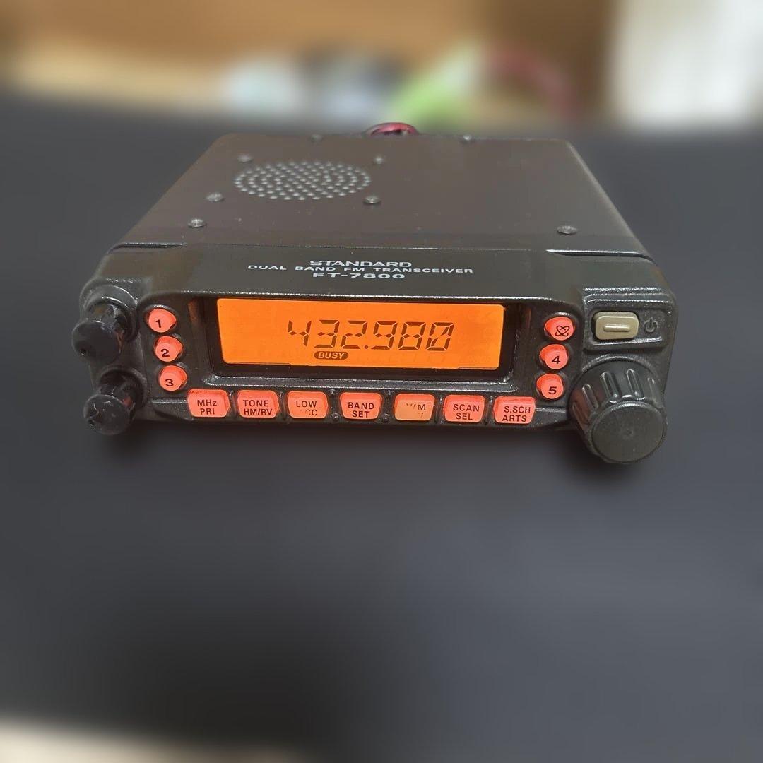 STANDARD FT-7800 デュアルバンド受信機