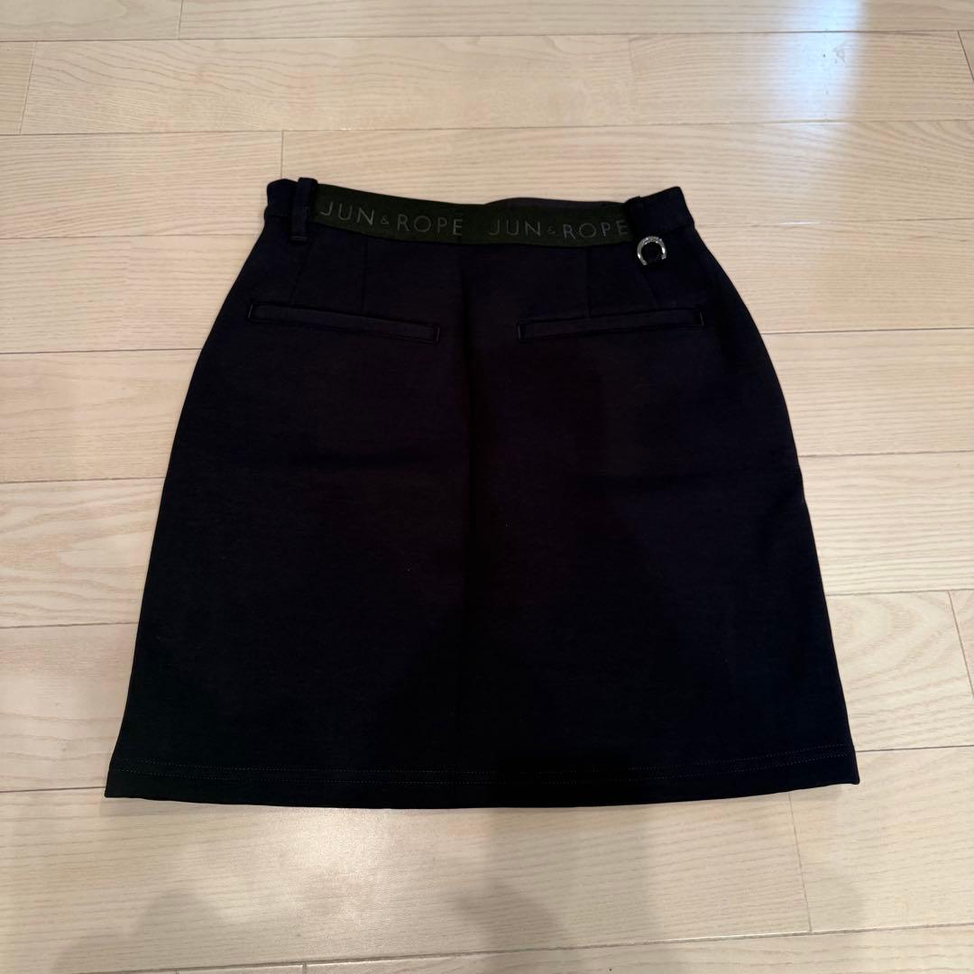 JUN&ROPE ダンボールニット エンボススカート ネイビー ♡