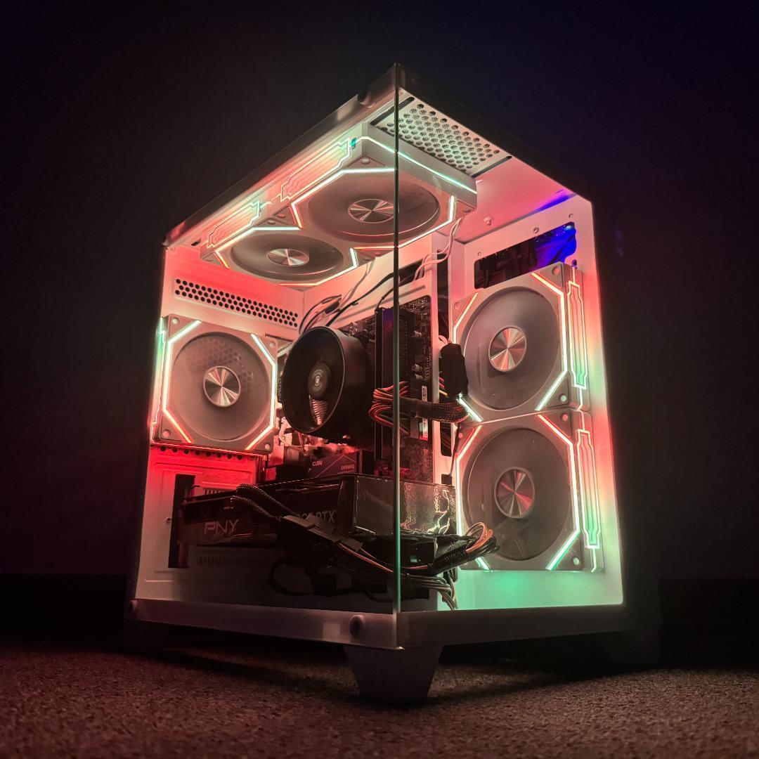 新品ケースゲーミングPC★RTX3080/Ryzen 7/新品SSD1TB③