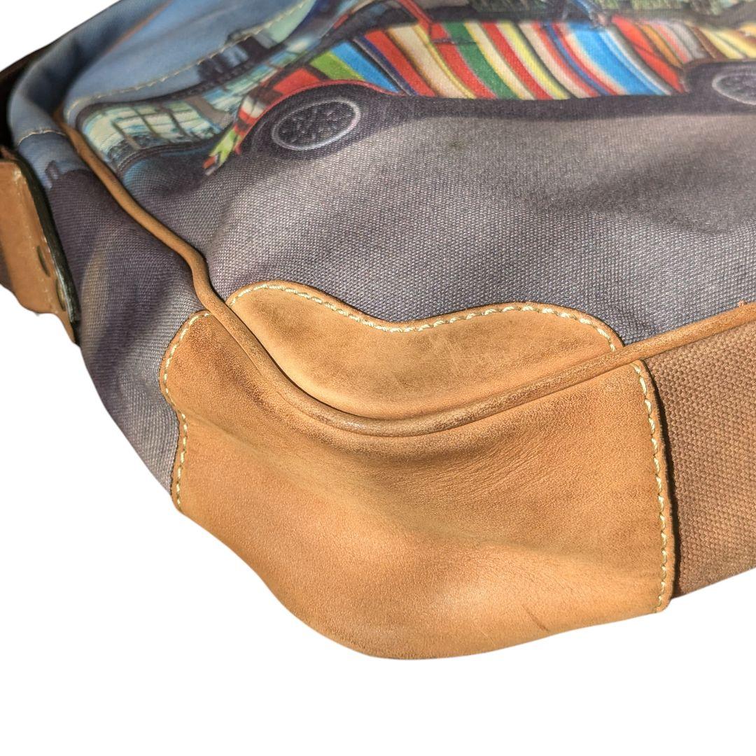 美品　希少　ポールスミス　ミニクーパー　マルチストライプ　ショルダーバッグ