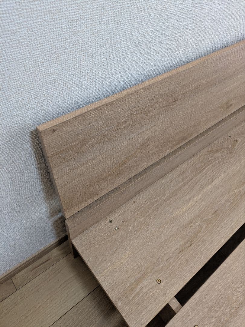 直接取引限定　LOWYA ロウヤ　ダブルベッド　すのこベッド