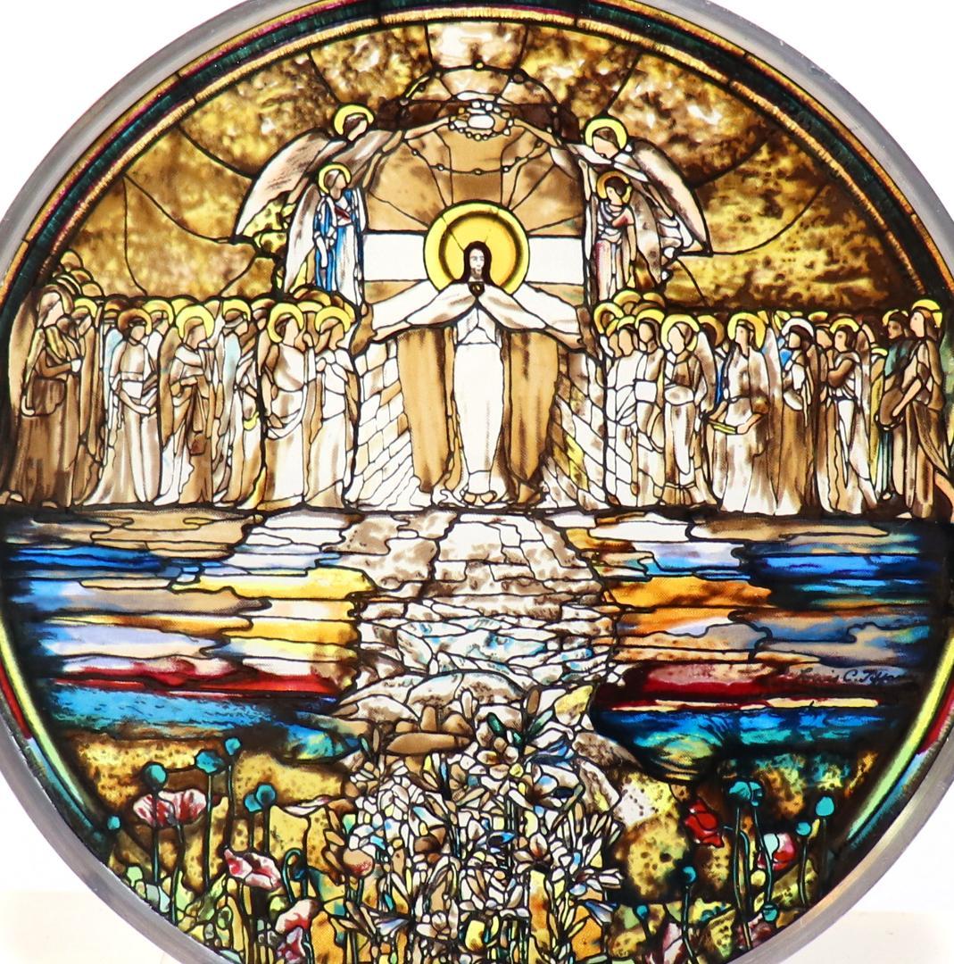 ルイス・C・ティファニーヴィンテージステンドグラス ウェイド記念礼拝堂 魂の飛翔