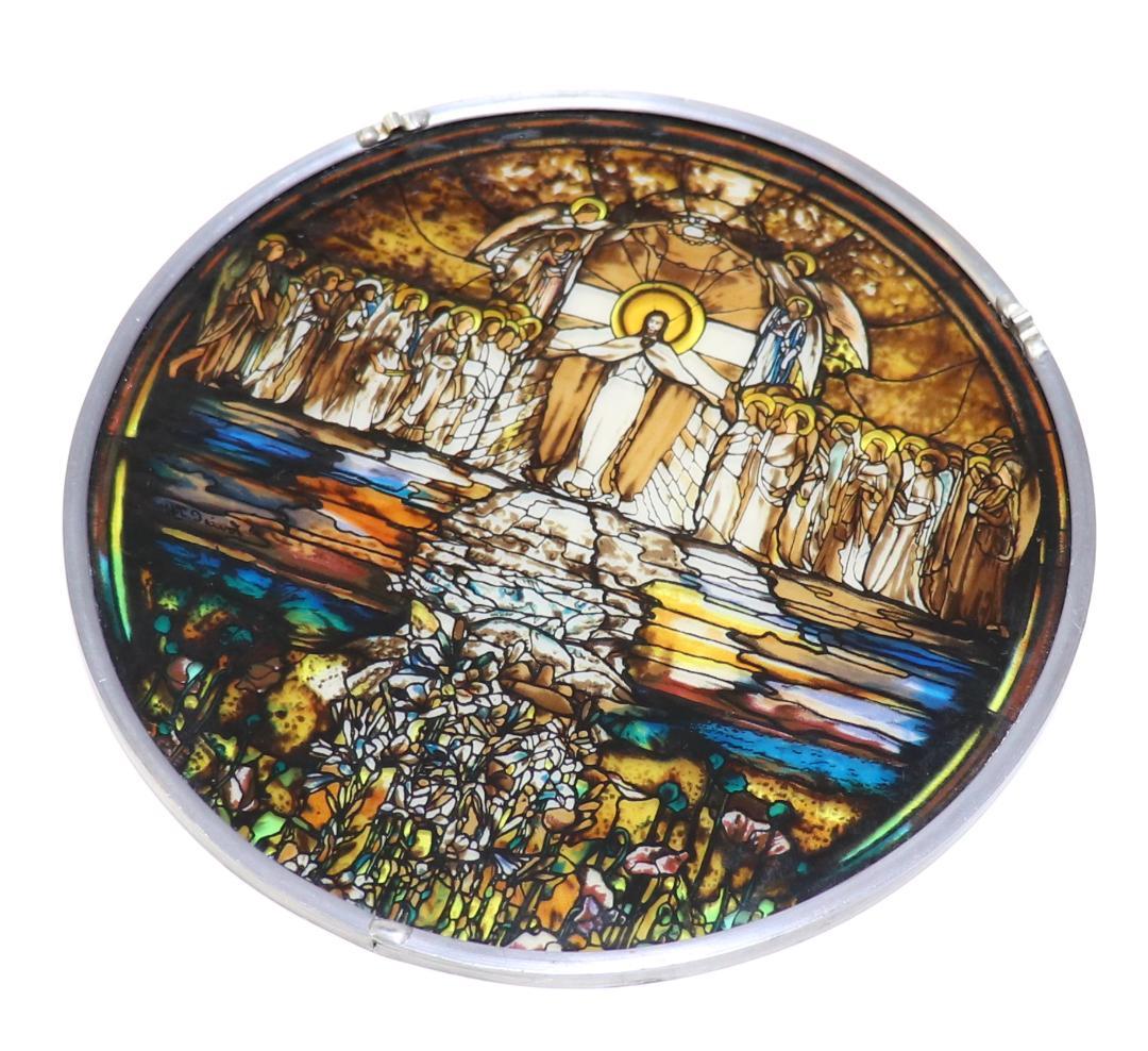 ルイス・C・ティファニーヴィンテージステンドグラス ウェイド記念礼拝堂 魂の飛翔