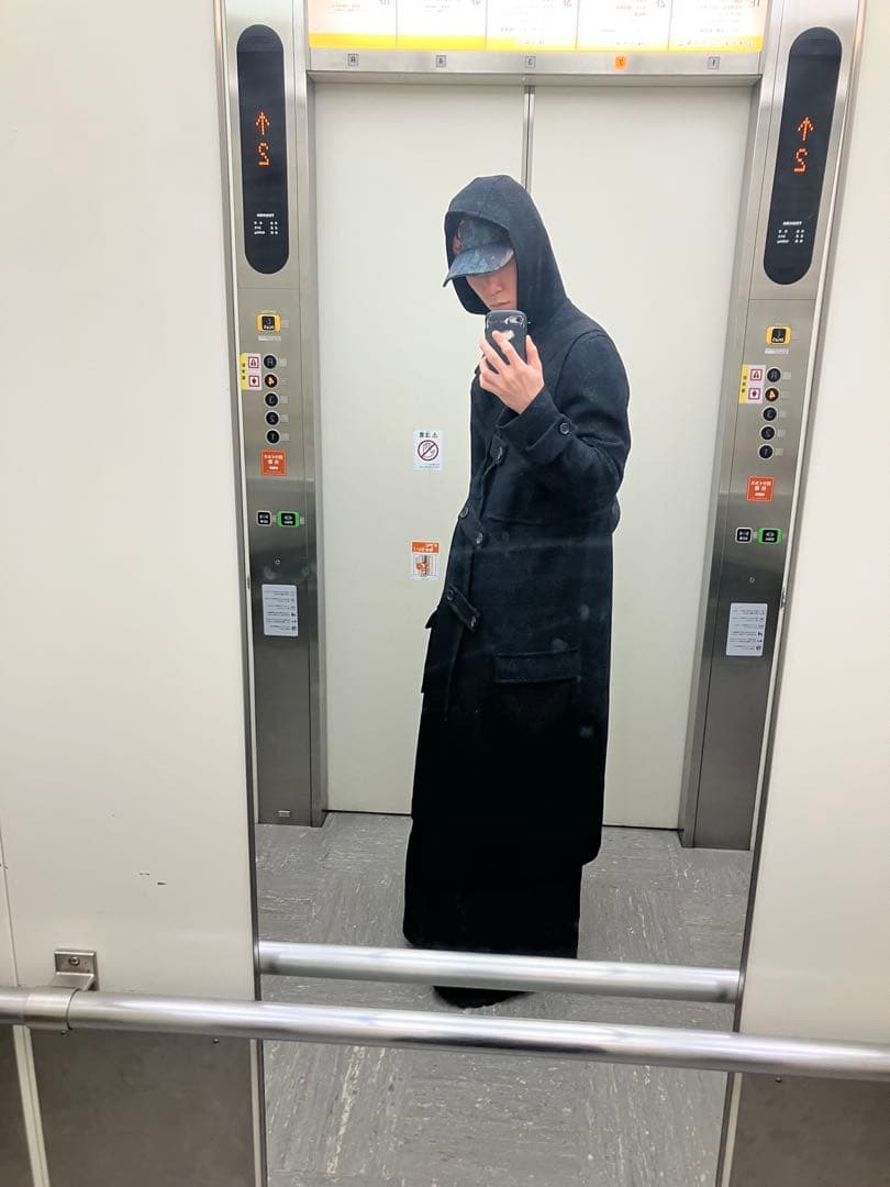 コムデギャルソン ラメロングダッフルコート2019AW