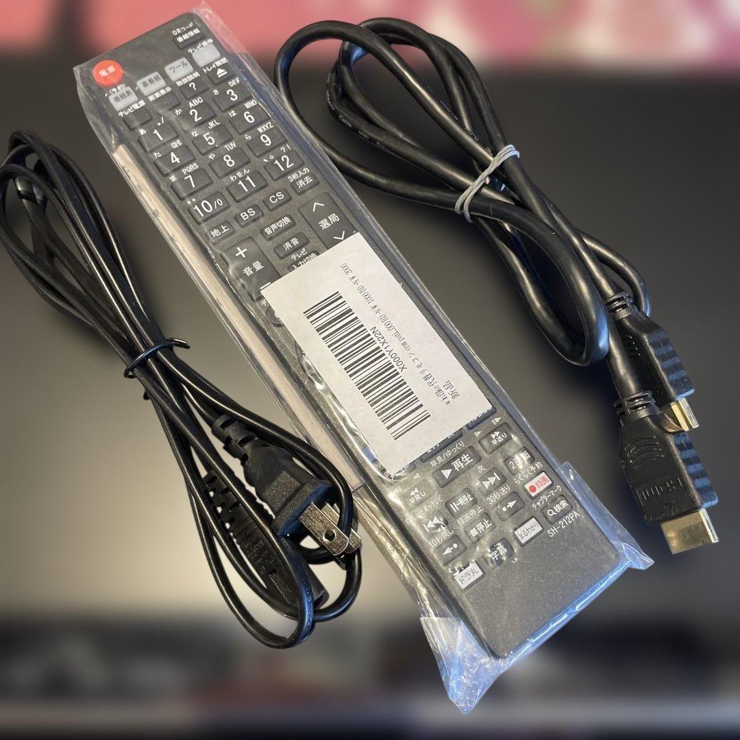 SHARP BD-W560 12倍録 500GB 新リモ等付フル装備 完動品！