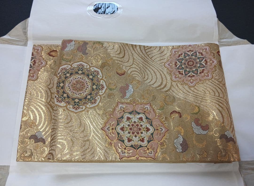 二重太鼓作り帯　二部式帯　訪問着　留め袖　無地の着物