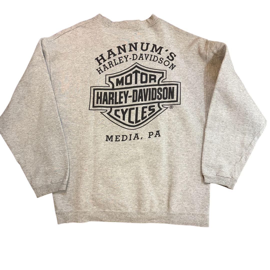 ビンテージ 90s ハーレーダビッドソン ハーレー スウェット l バイカー