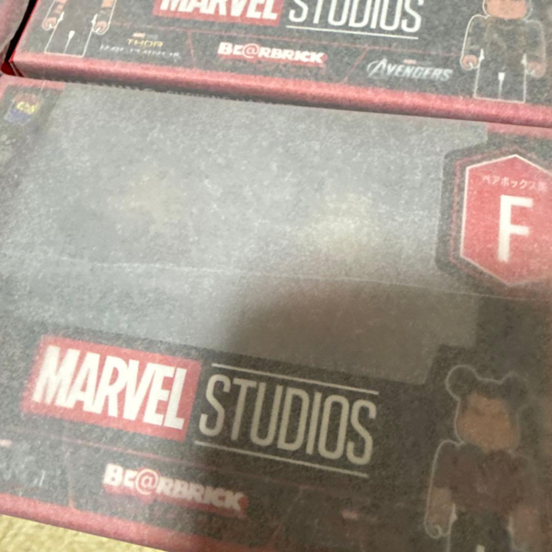 ペアボックス賞 HappyくじBE@RBRICK ベアブリック MARVEL