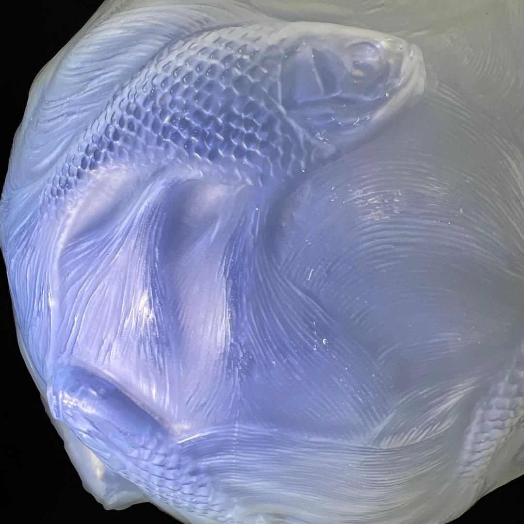 専用1920年頃　ルネ・ラリックFORMOSEウランガラス花瓶　高さ約17.5㎝