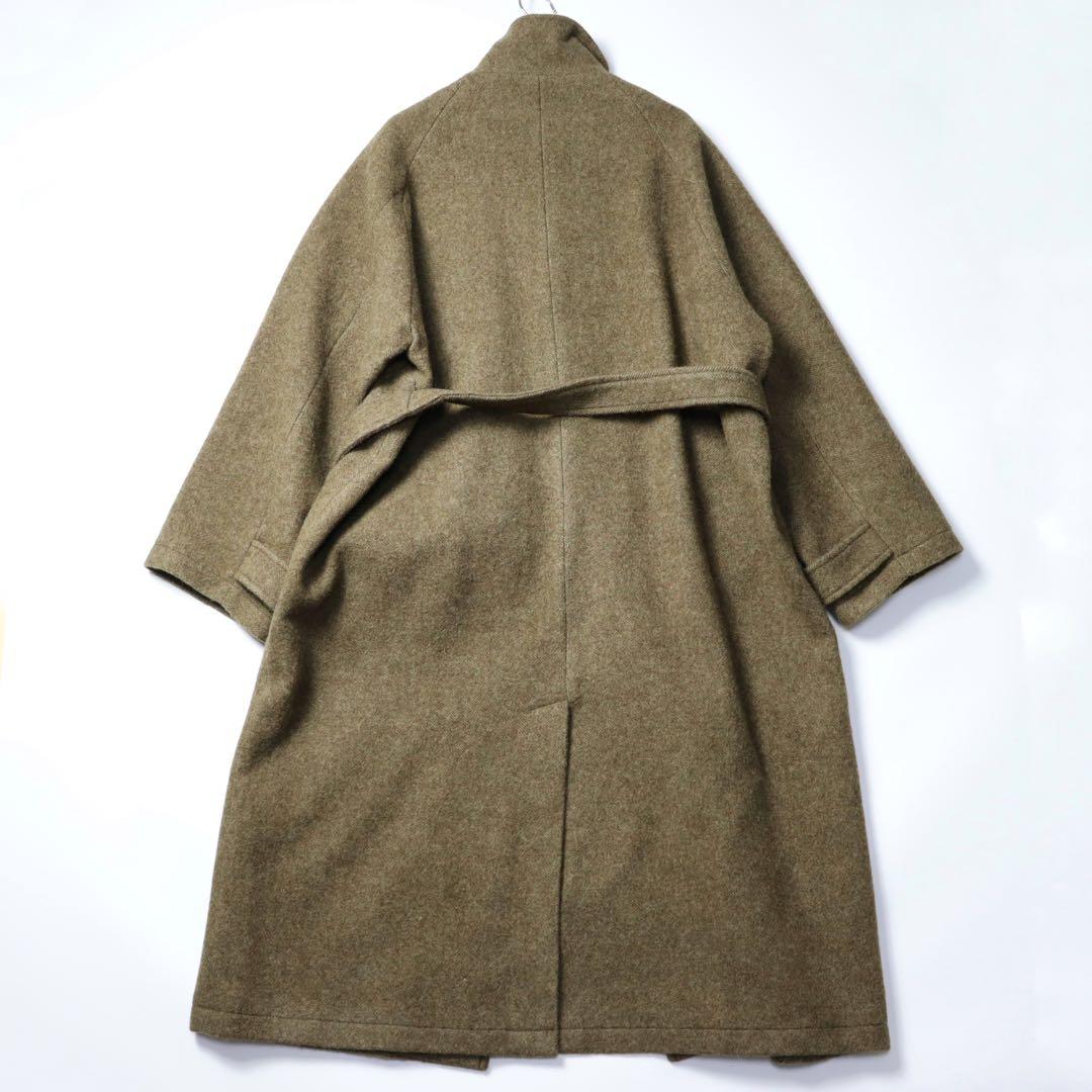 tageechita タジチタ　オーバーサイズウールラグランコート　ロングコート