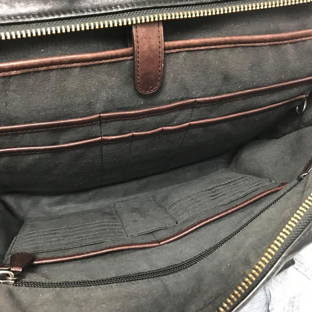 コーチ COACH ビジネスバッグ ブラック レザー ショルダー 23791