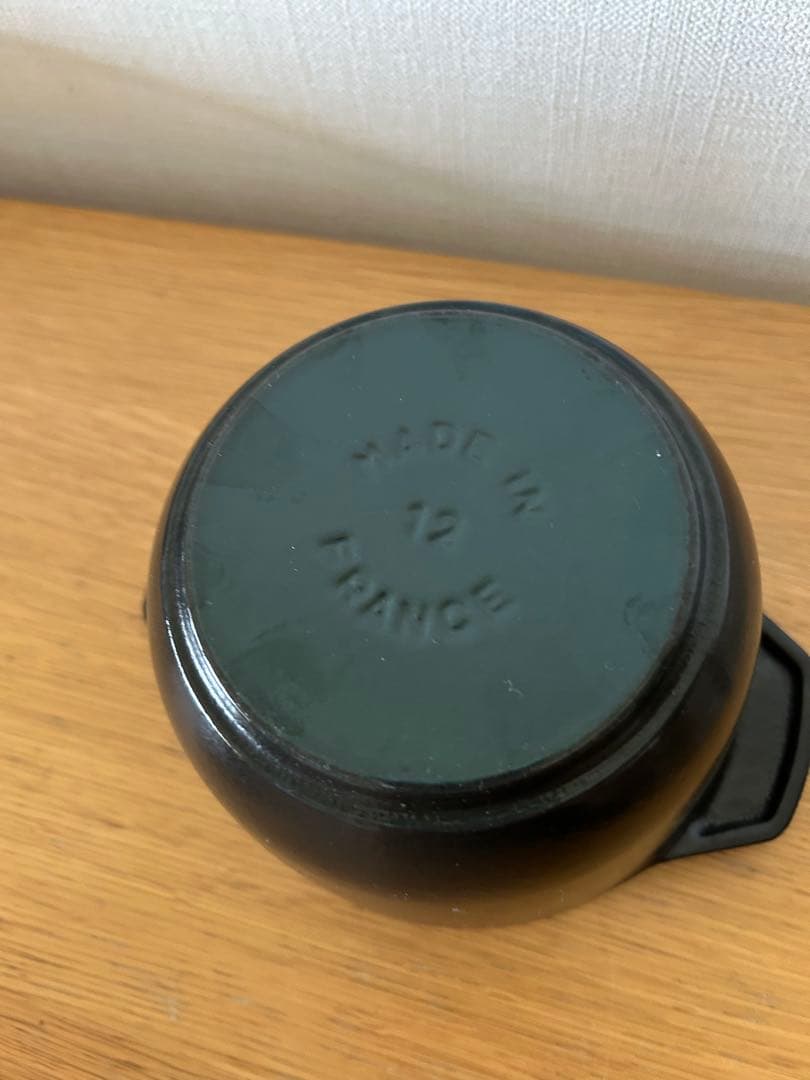 使用品　STAUB ストウブ ラ・ココット de GOHAN 12cm 黒