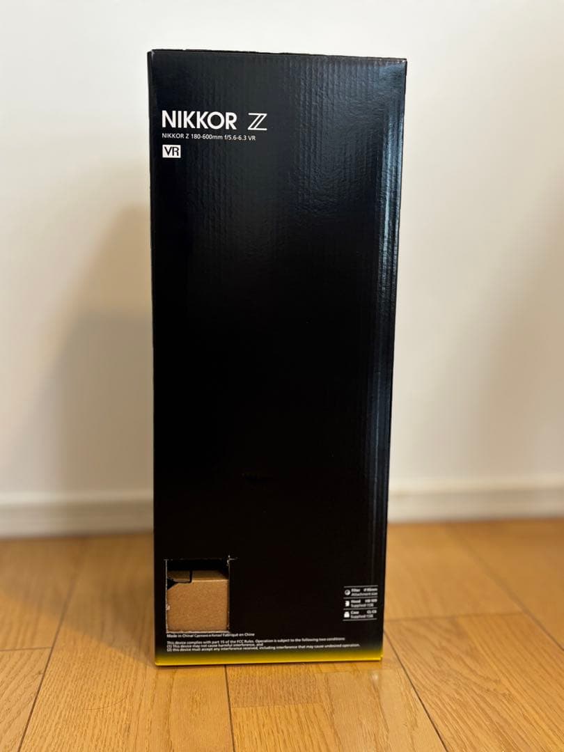 【未使用品】NIKKOR Z 180-600mm f/5-6.3 VR
