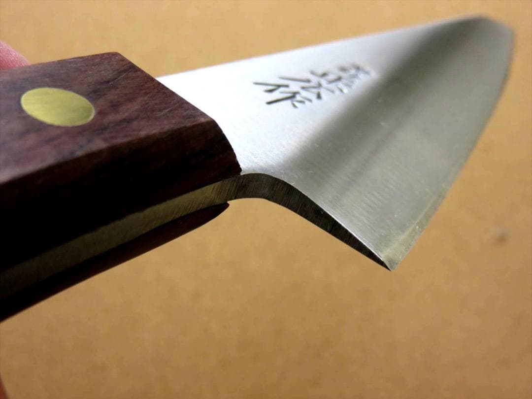 関の刃物 ガラスキ包丁 180mm 正広 ハガネ 骨スキ 関節を切断 片刃 右利