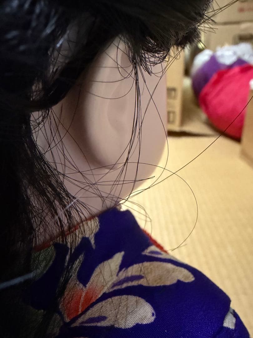 市松人形　昭和初期　（ガラスケースは含みません）