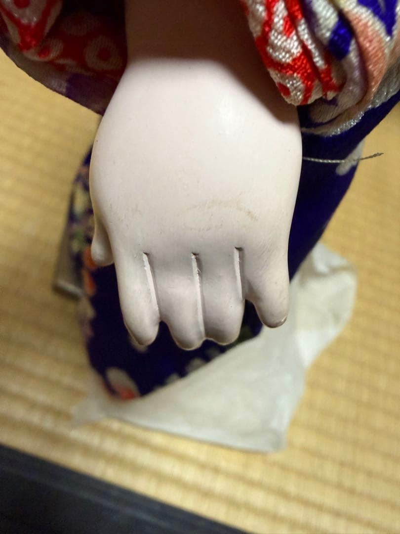 市松人形　昭和初期　（ガラスケースは含みません）