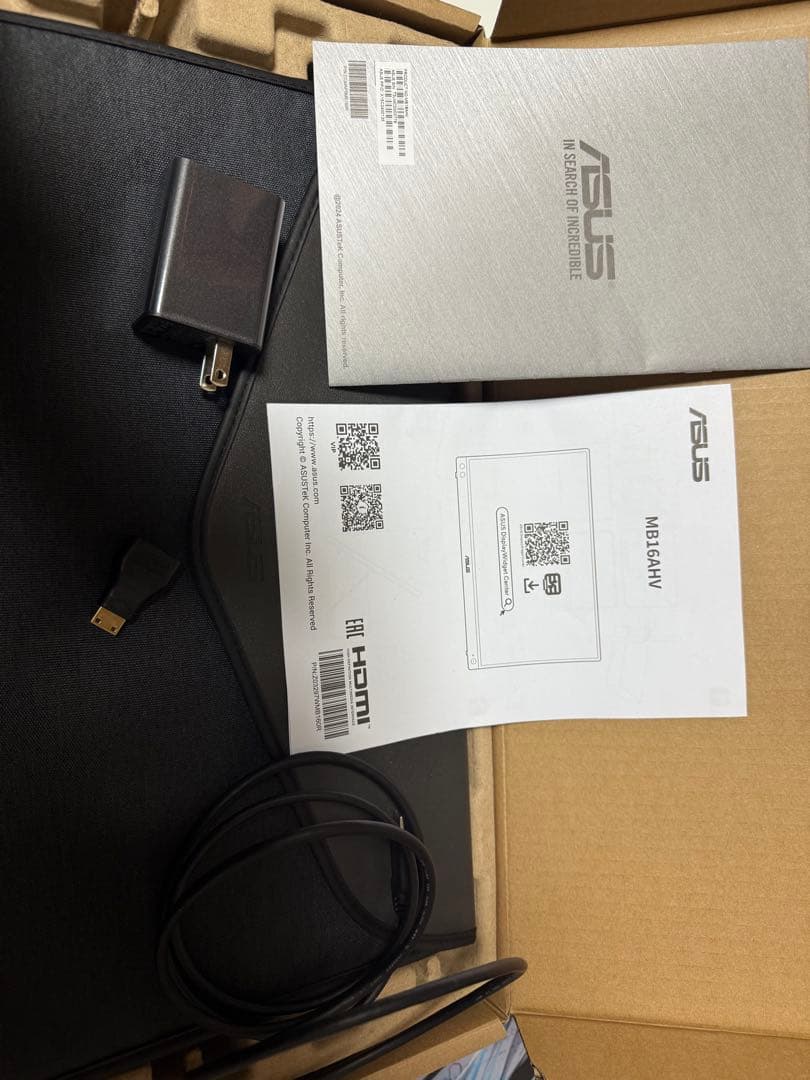 ASUS ZenScreen MB169CK 15.6インチ