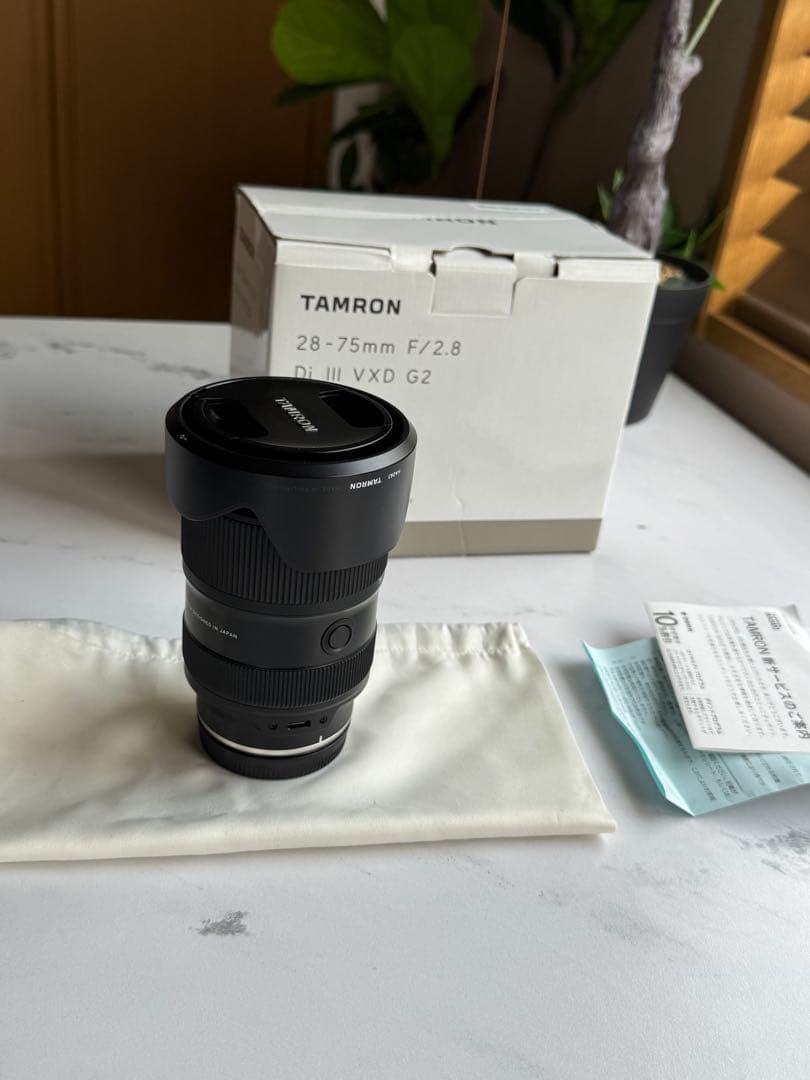 【ほぼ新品】TAMRON28-75 f2.8Di ⅢVXD G2 付属品／箱有