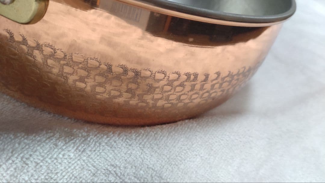 手打純銅鍋　きたくに　24cm　両手鍋　銅鍋　新品　未使用品