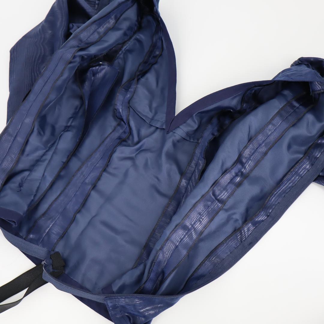 【美品 フラメンコ衣装】光沢ネイビー×柄 ブラウス バタデコーラ ファルダ