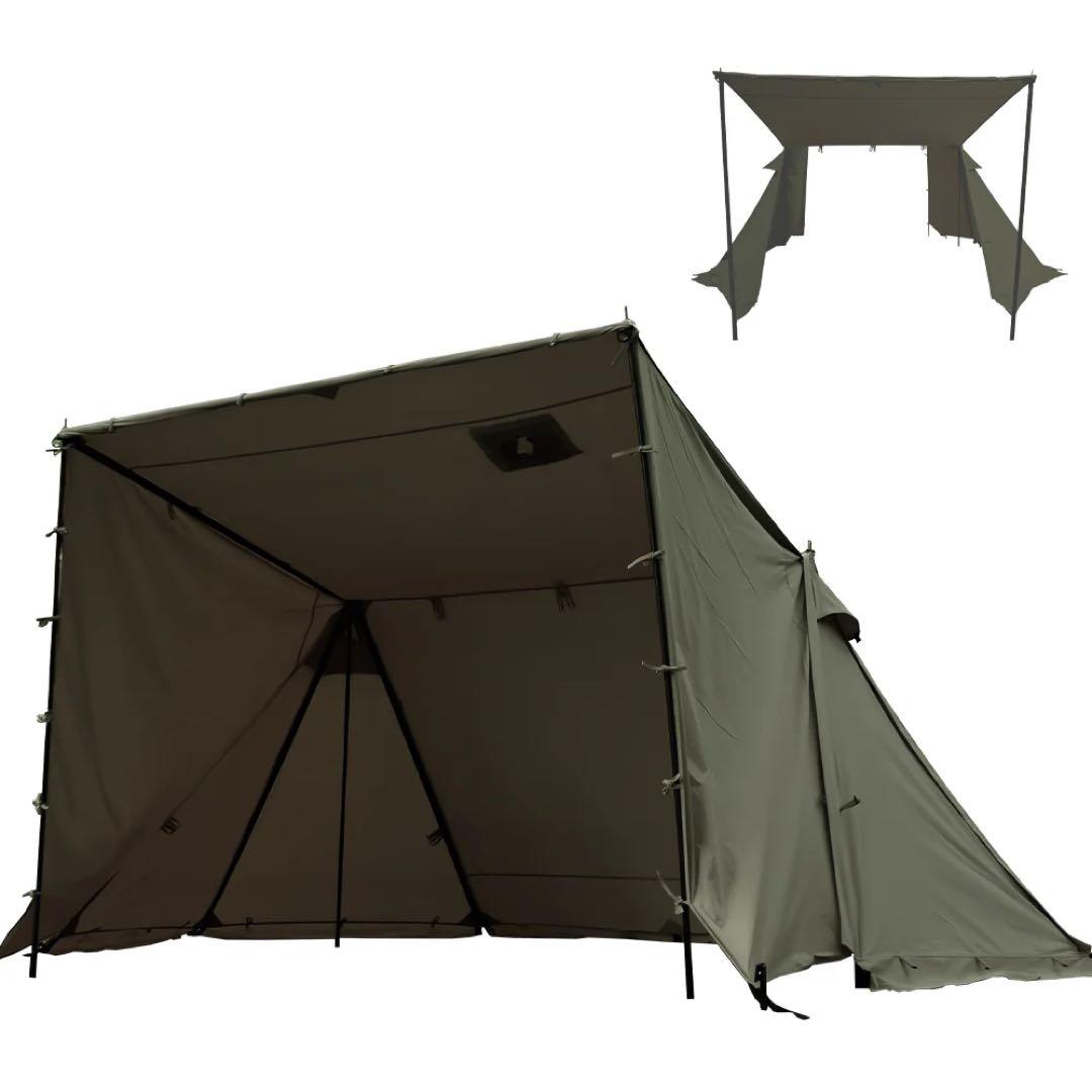 FOX-BASE EVO バップテントフルセット＋8tail二又ポール