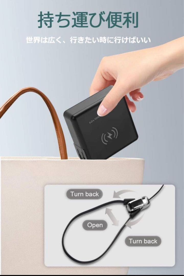 コンセント付きモバイルバッテリー AC出力対応 20000mAh 大容量