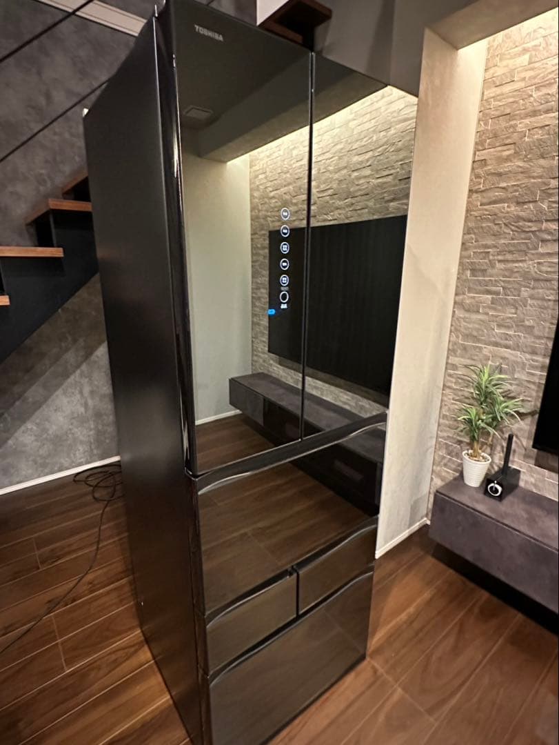 観音開き冷蔵庫 461L 自動製氷付き