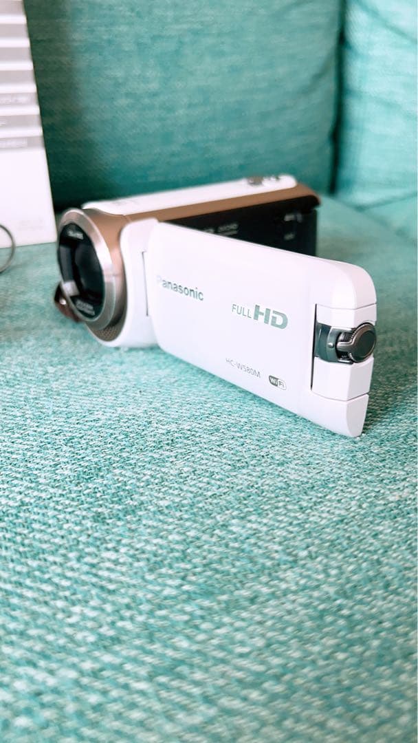 Panasonic ビデオカメラ HC-W580M ホワイト おまけ付き