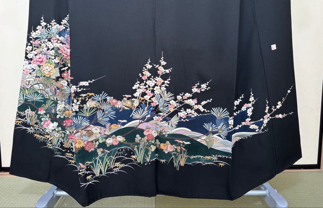 留袖　黒留袖　豪華黒留袖　着物
