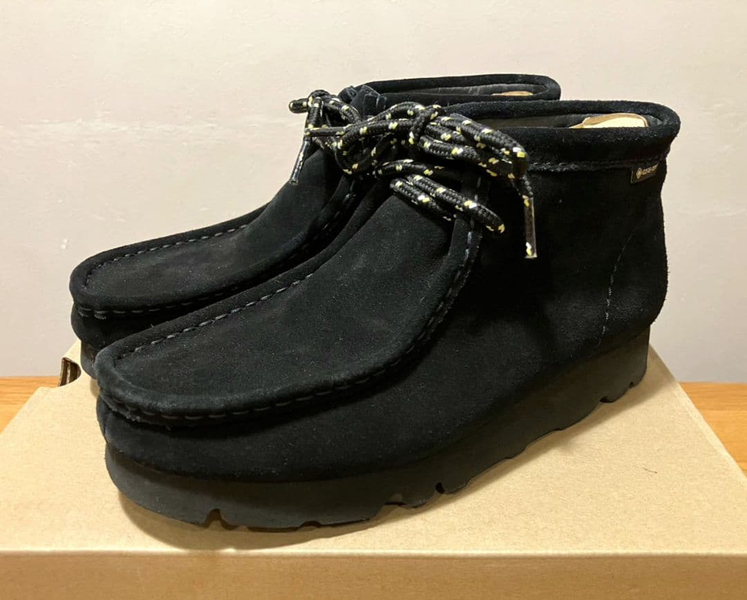 【極美品】CLARKS WallabeeBT.GTX 黒 UK5 ワラビー