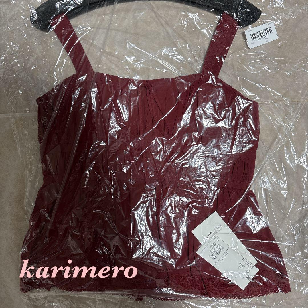 完売色♥️新作新品✨ SNIDEL スナイデル コットンキャミブラウス