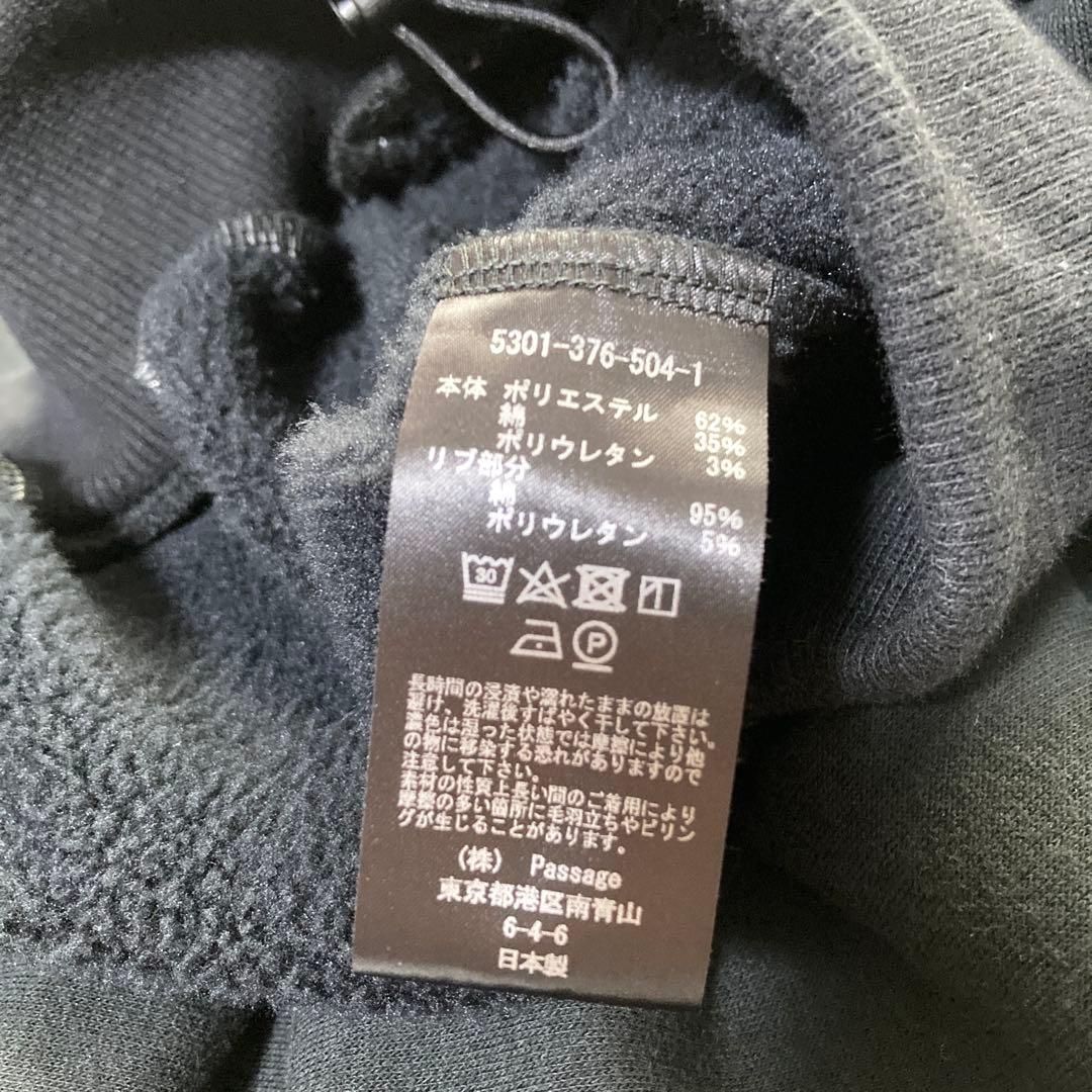 COGTHEBIGSMOKE コクーンシルエットスウェット 黒 日本製 洗える